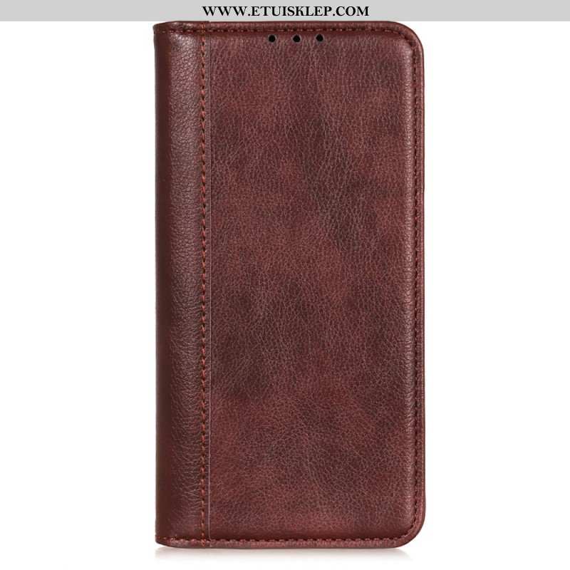 Etui Na Telefon do Xiaomi 13 Lite Etui Folio Kolorowa Wersja Skóry Dwoinowej